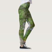 Wasserfall "Grüne Natur" Leggings (Rechts)