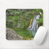 Wasserfall "Grüne Natur" Mousepad (Mit Mouse)