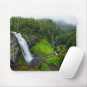 Wasserfall-Grünlandschaft Mousepad (Mit Mouse)