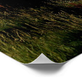 Wasserfall Gullfoss im Sommer Poster (Ecke)