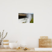 Wasserfall Gullfoss - Südwesten Islands Poster (Küche)
