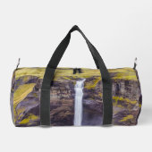Wasserfall Haifoss, Island Duffle Bag (Rückseite)