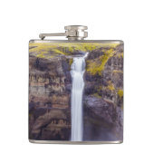 Wasserfall Haifoss, Island Flachmann (Vorderseite)