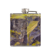 Wasserfall Haifoss, Island Flachmann (Rückseite)