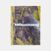 Wasserfall Haifoss, Island Fleecedecke (Vorderseite)
