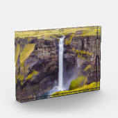 Wasserfall Haifoss, Island Fotoblock (Links)