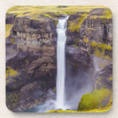 Wasserfall Haifoss, Island Getränkeuntersetzer (Vorderseite)