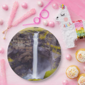 Wasserfall Haifoss, Island Pappteller (Party)