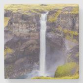 Wasserfall Haifoss, Island Steinuntersetzer (Vorderseite)