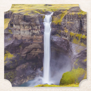 Wasserfall Haifoss, Island Untersetzer