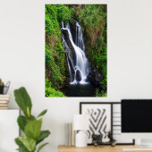 Wasserfall, Hamakua Küste, Hawaii Poster (Heimbüro)
