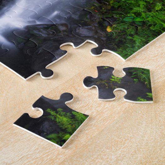 Wasserfall, Hamakua-Küste, Hawaii Puzzle (Seite)