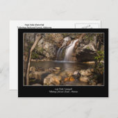 Wasserfall Hochfälle Nationalwald Talladega Postkarte (Vorne/Hinten)