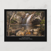Wasserfall Hochfälle Nationalwald Talladega Postkarte (Vorderseite)