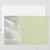 Wasserfall-Hochzeit Briefpapier (Vorne/Hinten)
