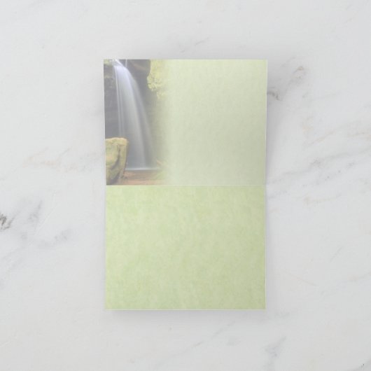 Wasserfall Hochzeit Danke (Innenseite)