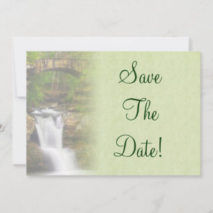 Wasserfall-Hochzeit - Save The Date Einladung