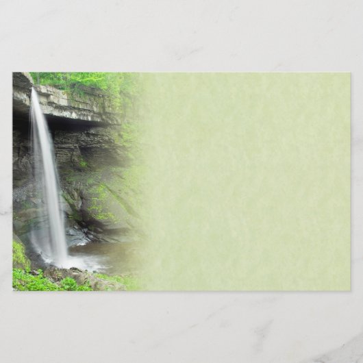 Wasserfall Hochzeitsgeschichten Briefpapier (Vorderseite)