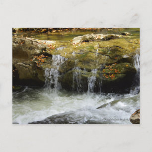 Wasserfall im Blauen Ridge Postkarte