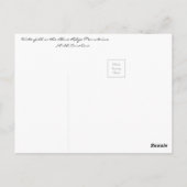 Wasserfall im Blauen Ridge Postkarte (Rückseite)