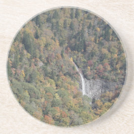 Wasserfall im Blauen Rücken im Herbst Getränkeuntersetzer