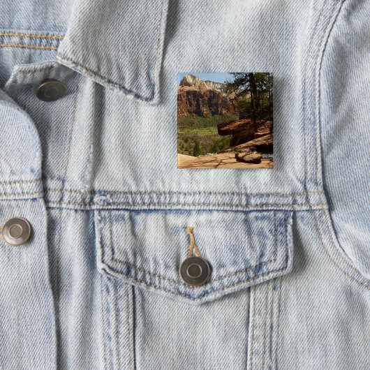 Wasserfall im Emerald Pools im Zion Nationalpark Button (Beispiel)