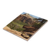Wasserfall im Emerald Pools im Zion Nationalpark Fliese (Seite)