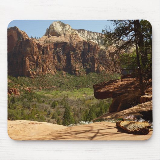 Wasserfall im Emerald Pools im Zion Nationalpark Mousepad (Vorne)