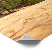 Wasserfall im Emerald Pools im Zion Nationalpark Poster (Ecke)