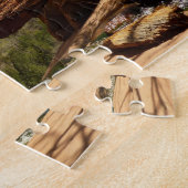 Wasserfall im Emerald Pools im Zion Nationalpark Puzzle (Seite)