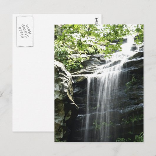 Wasserfall im Fern Clyffe Staat Park Postkarte (Vorne/Hinten)