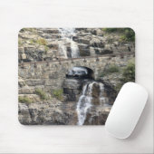Wasserfall im Glacier Nationalpark Mousepad (Mit Mouse)