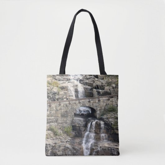 Wasserfall im Glacier Nationalpark Tasche (Vorderseite)
