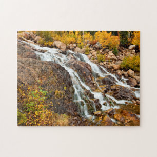 Wasserfall im Grand Teton National Park Puzzle