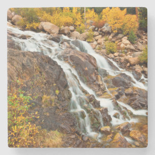 Wasserfall im Grand-Teton-Nationalpark Steinuntersetzer