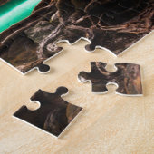 Wasserfall im Herbst-Wald Puzzle (Seite)