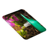 Wasserfall im Herbstwald Magnet (Rechte Seite)