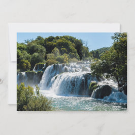 Wasserfall im Krka Nationalpark - Dalmatien, Kroat Einladung