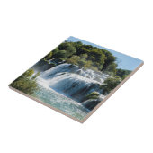 Wasserfall im Krka Nationalpark - Dalmatien, Kroat Fliese (Seite)