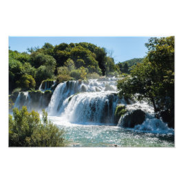 Wasserfall im Krka Nationalpark - Dalmatien, Kroat Fotodruck