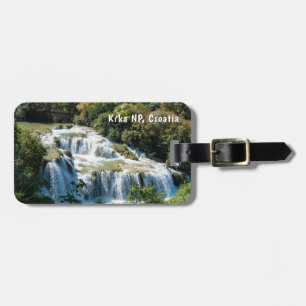 Wasserfall im Krka Nationalpark - Dalmatien, Kroat Gepäckanhänger