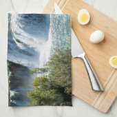 Wasserfall im Krka Nationalpark - Dalmatien, Kroat Geschirrtuch (Viertel Falte)