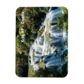 Wasserfall im Krka Nationalpark - Dalmatien, Kroat Magnet (Vertikal)