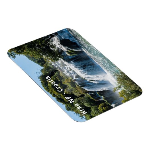 Wasserfall im Krka Nationalpark - Dalmatien, Kroat Magnet (Rechte Seite)
