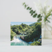 Wasserfall im Krka Nationalpark - Dalmatien, Kroat Postkarte (Stehend Vorderseite)