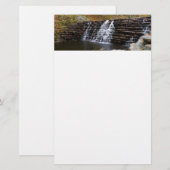 Wasserfall im Laurel Hill Staat Park I Briefpapier (Vorne/Hinten)