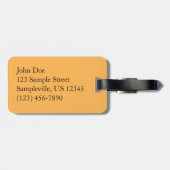 Wasserfall im Laurel Hill Staat Park I Gepäckanhänger (Rückseite horizontal)