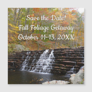 Wasserfall im Laurel Hill Staat Park I Magnetkarte