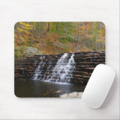 Wasserfall im Laurel Hill Staat Park I Mousepad (Mit Mouse)