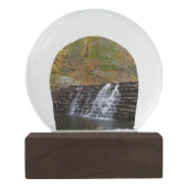 Wasserfall im Laurel Hill Staat Park I Schneekugel (Rückseite)